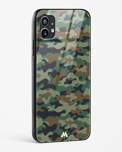 Jungle Camouflage Glass Case Phone Cover (Nothing)