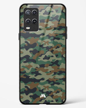Jungle Camouflage Glass Case Phone Cover (Oppo)