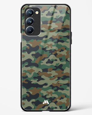 Jungle Camouflage Glass Case Phone Cover (Oppo)