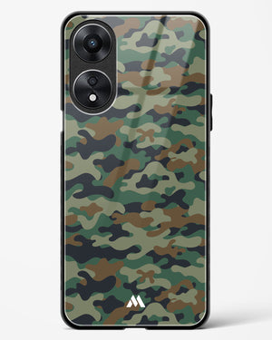 Jungle Camouflage Glass Case Phone Cover (Oppo)