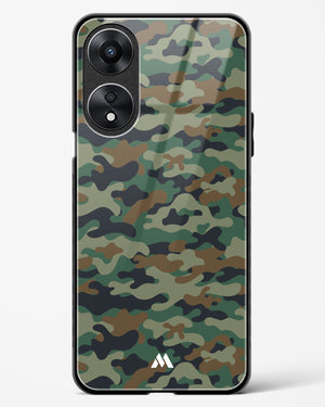 Jungle Camouflage Glass Case Phone Cover (Oppo)