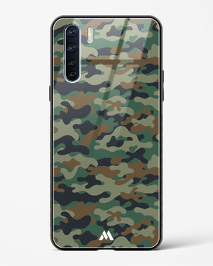 Jungle Camouflage Glass Case Phone Cover (Oppo)