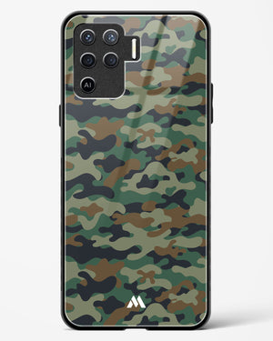 Jungle Camouflage Glass Case Phone Cover (Oppo)