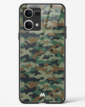 Jungle Camouflage Glass Case Phone Cover (Oppo)