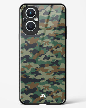 Jungle Camouflage Glass Case Phone Cover (Oppo)