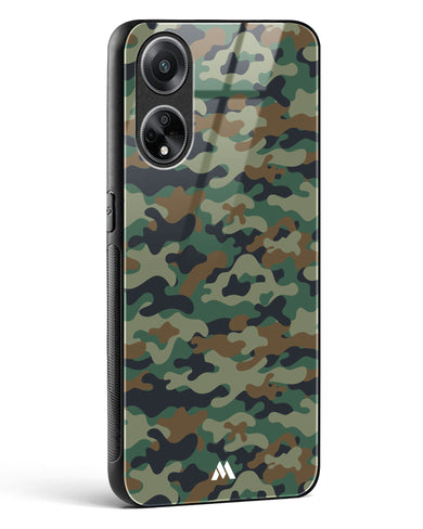 Jungle Camouflage Glass Case Phone Cover (Oppo)