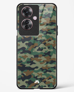 Jungle Camouflage Glass Case Phone Cover (Oppo)