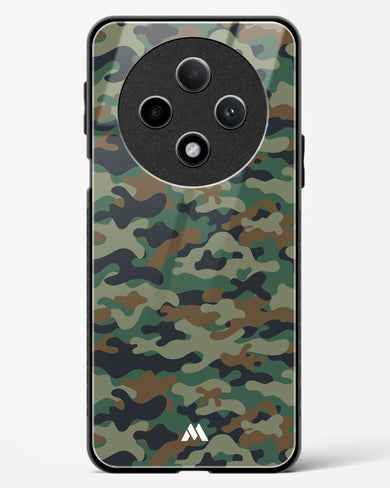 Jungle Camouflage Glass Case Phone Cover (Oppo)