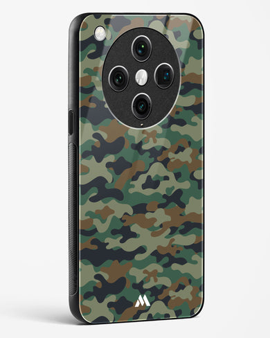 Jungle Camouflage Glass Case Phone Cover (Oppo)