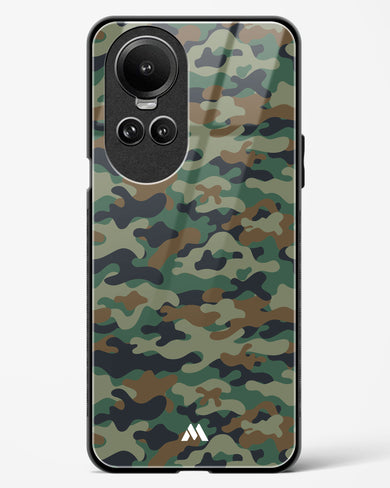 Jungle Camouflage Glass Case Phone Cover (Oppo)