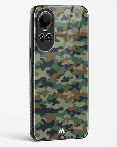 Jungle Camouflage Glass Case Phone Cover (Oppo)