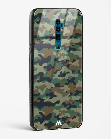 Jungle Camouflage Glass Case Phone Cover (Oppo)