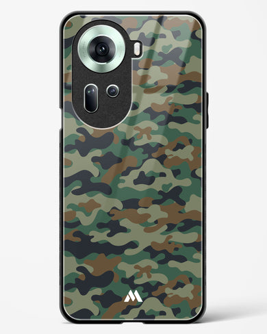 Jungle Camouflage Glass Case Phone Cover (Oppo)