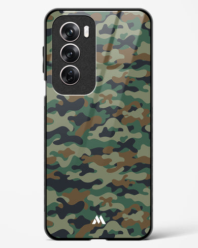 Jungle Camouflage Glass Case Phone Cover (Oppo)