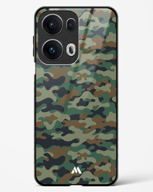 Jungle Camouflage Glass Case Phone Cover (Oppo)