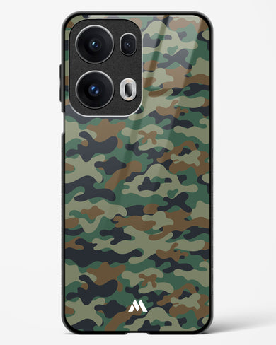Jungle Camouflage Glass Case Phone Cover (Oppo)