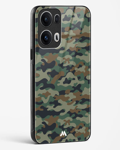 Jungle Camouflage Glass Case Phone Cover (Oppo)