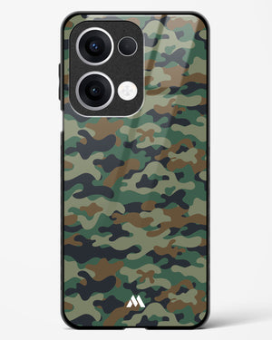 Jungle Camouflage Glass Case Phone Cover (Oppo)