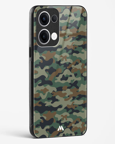 Jungle Camouflage Glass Case Phone Cover (Oppo)