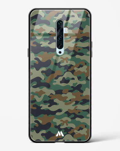 Jungle Camouflage Glass Case Phone Cover (Oppo)