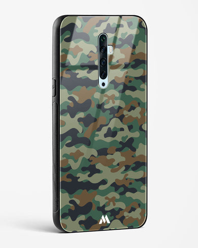 Jungle Camouflage Glass Case Phone Cover (Oppo)