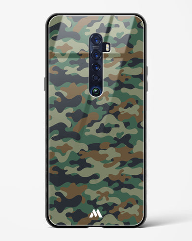 Jungle Camouflage Glass Case Phone Cover (Oppo)