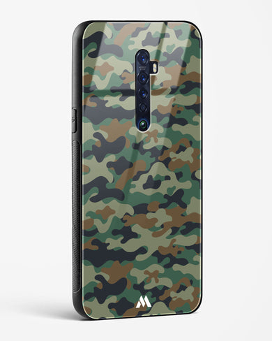 Jungle Camouflage Glass Case Phone Cover (Oppo)