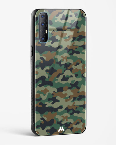 Jungle Camouflage Glass Case Phone Cover (Oppo)