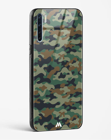 Jungle Camouflage Glass Case Phone Cover (Oppo)