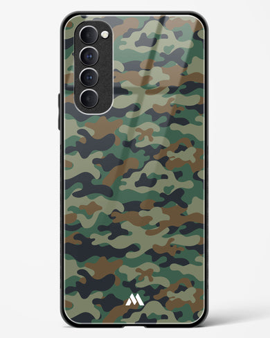 Jungle Camouflage Glass Case Phone Cover (Oppo)