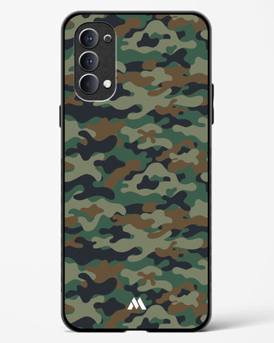 Jungle Camouflage Glass Case Phone Cover (Oppo)