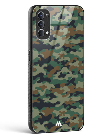 Jungle Camouflage Glass Case Phone Cover (Oppo)