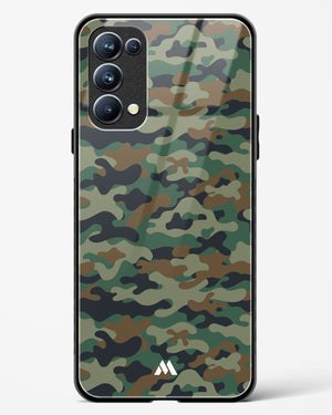 Jungle Camouflage Glass Case Phone Cover (Oppo)