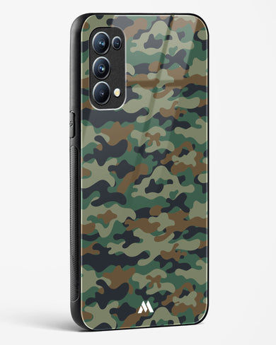 Jungle Camouflage Glass Case Phone Cover (Oppo)