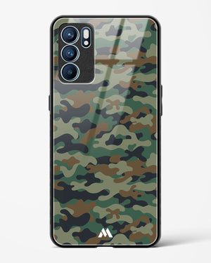 Jungle Camouflage Glass Case Phone Cover (Oppo)