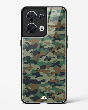 Jungle Camouflage Glass Case Phone Cover (Oppo)