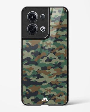 Jungle Camouflage Glass Case Phone Cover (Oppo)