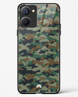 Jungle Camouflage Glass Case Phone Cover-(Realme)