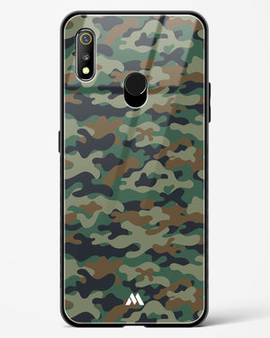 Jungle Camouflage Glass Case Phone Cover-(Realme)