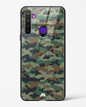 Jungle Camouflage Glass Case Phone Cover-(Realme)