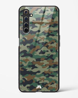 Jungle Camouflage Glass Case Phone Cover-(Realme)