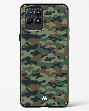 Jungle Camouflage Glass Case Phone Cover-(Realme)