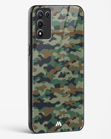 Jungle Camouflage Glass Case Phone Cover-(Realme)