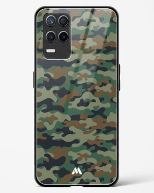 Jungle Camouflage Glass Case Phone Cover-(Realme)