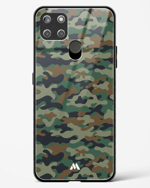 Jungle Camouflage Glass Case Phone Cover-(Realme)