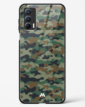 Jungle Camouflage Glass Case Phone Cover-(Realme)