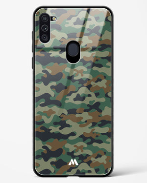 Jungle Camouflage Glass Case Phone Cover-(Samsung)