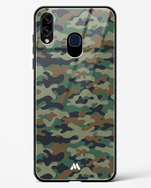 Jungle Camouflage Glass Case Phone Cover-(Samsung)