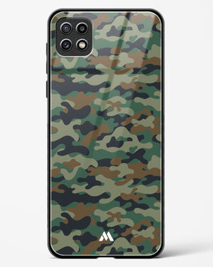 Jungle Camouflage Glass Case Phone Cover-(Samsung)