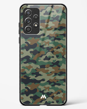 Jungle Camouflage Glass Case Phone Cover-(Samsung)